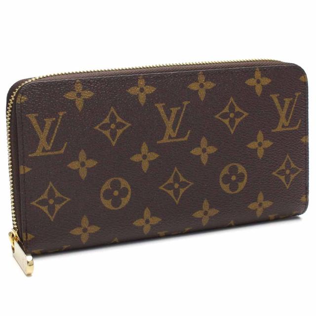 LOUIS VUITTON ルイヴィトン モノグラム M42616 長財布ラウンドファスナー PVC ジッピー・ウォレット ブラウン レディース