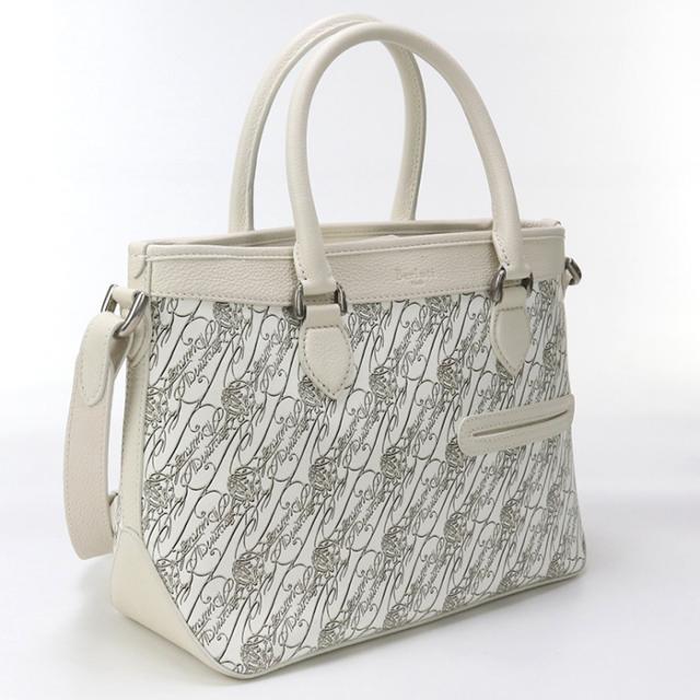 【中古】Berluti ベルルッティ トゥジュール XS トワル・マルブフ トートバッグ PVC/ヴェネチアレザー メンズ  Aランク