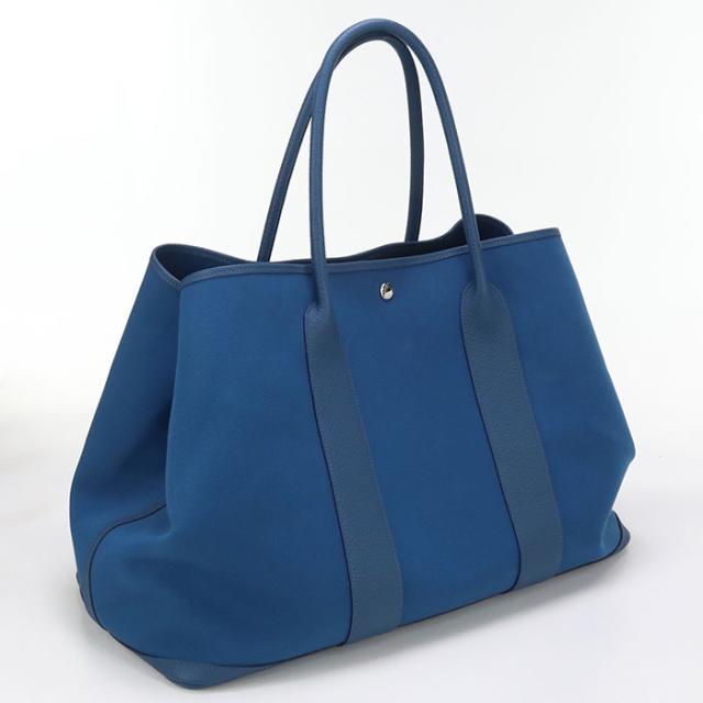 【中古】HERMES エルメス ガーデンパーティGM HE95141 トートバッグ トワルオフィシエ/ガーデンパーティGM D刻印 ユニセックス　Aランク