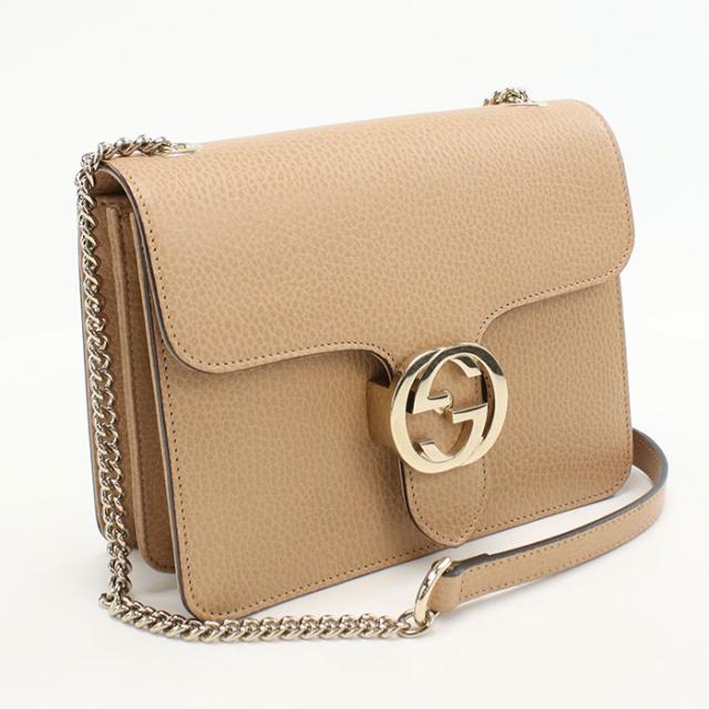 【中古】GUCCI グッチ チェーン インターロッキングG 510304 ショルダーバッグ レザー レディース　Aランク_1