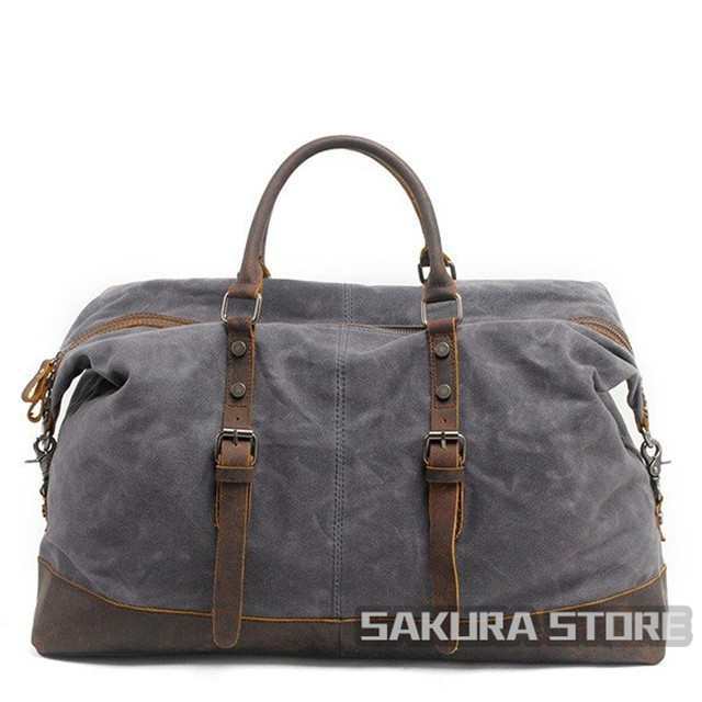 超目玉 ボストンバッグ 2way 旅行バッグ メンズ 防水 帆布 キャンバス 革 大容量 丈夫 ショルダー付き 14インチPC 旅行 出張の通販は
