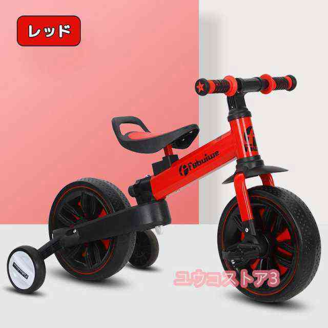 子供用 三輪車 4in1 バランスバイク 自転車 1歳 2歳 3歳 4歳 折りたたみ スタンド タイヤ 乗用玩具 軽量 キッズバイク 幼児用 誕生日プレゼントの通販は 7,560円