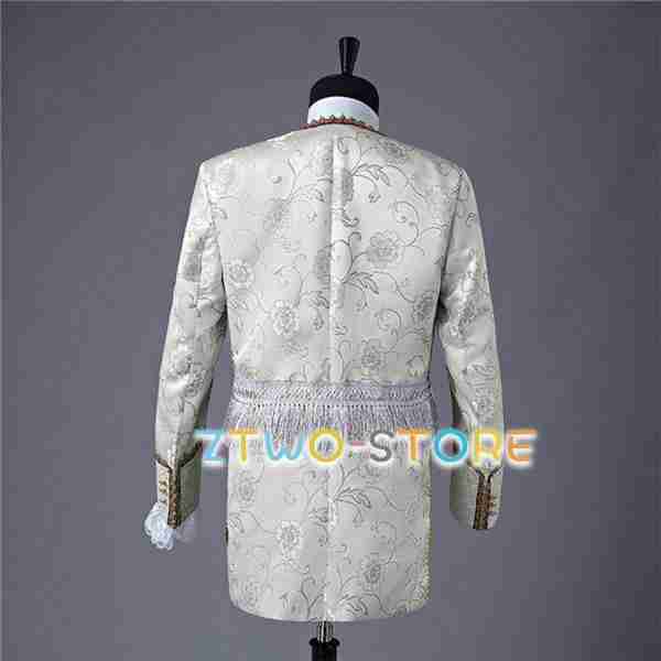 S/M/L/XL/2XL コスプレ衣装 王子様 貴族 メンズ 服服装 伯爵 男性用スーツ 5点セット 中世 大人 演奏会の通販は