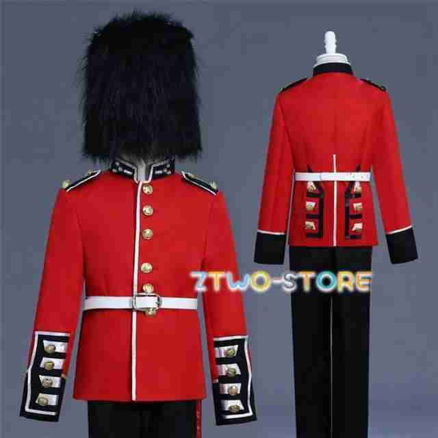 XS/S/M/L/XL 伯爵 貴族 服 男性用スーツ 4点セット 皇室 儀仗隊 コスプレ衣装 イギリス 護衛隊 メンズ 中世 大人の通販は