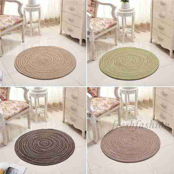 ラグ 円形 ラグマット 夏用 洗える 北欧風 ラグ おしゃれ おすすめ 北欧風 ラグ ポリエステル 厚め ラグマット カーペット対応 屋外 室内 5,964円