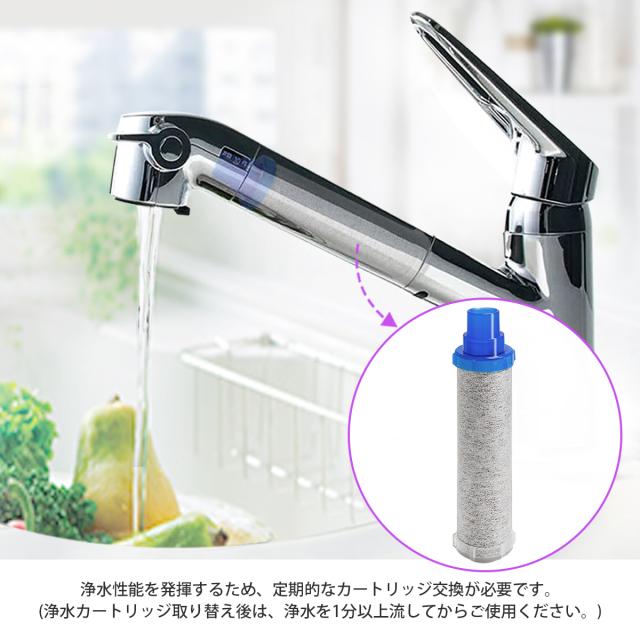 JF-K11浄水カートリッジ スタンダードタイプ 蛇口 12物質 高塩素除去 