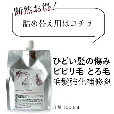 【レビュー投稿でポイント5%還元】 ケラチントリートメント ヘアトリートメント ダメージリペア 髪質改善 バウンスビー1000ml 毛髪強化剤 プロが使う 縮毛矯正 ヘアカラーダメージ 髪が柔らかい 弱った髪を強くする ビビり毛 とろ毛 レビュー投稿でポイント5%還元】 ケラチントリートメント ヘア