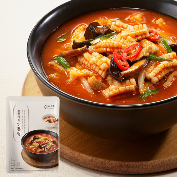 [OURHOME] チャンポンタン 400g / アウアホーム チャンポンスープ 韓国スープ 韓国料理 簡単韓国料理 レトルトスープ