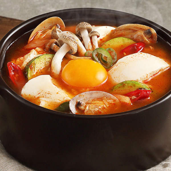 OURHOME] スンドゥブチゲ 海鮮 純豆腐 12個(400g×12）箱売り/ アウア