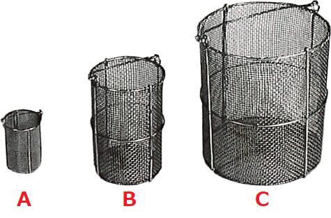 関西機器製作所 金網かご 細骨材用 網目0.15mm φ50 KC-108-A JIS A 1122