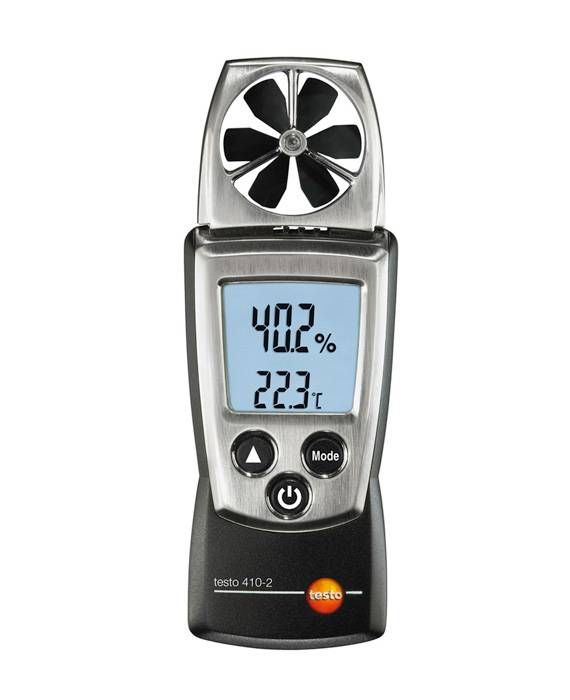 テストー ポケットラインベーン式風速計 TESTO410−2 温湿度計付 TESTO4102の通販は