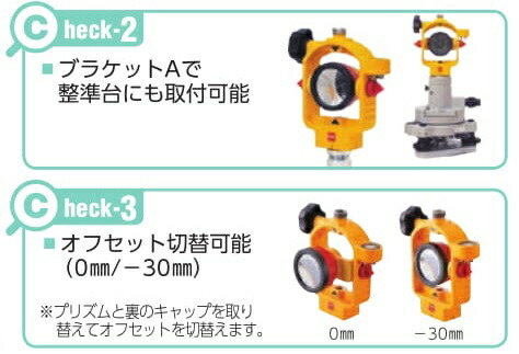 MYZOX マイゾックス MG-1500SLプリズム MG-1500SL Aセット (ピンポール DMP-9+収納ケース付）【ミニプリズム 測量 光波 測距 測角】の通販は
