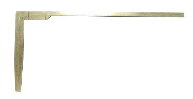 関西機器製作所 フロー測定尺 最小目盛1mm KC-133-C 600mm【コンクリート試験 フレッシュ】【JIS A 1150】【試験用 試験器 試験機 測量機器】の通販は 26,400円