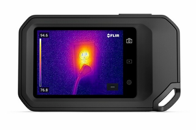 FLIR フリアー コンパクトサーモグラフィカメラ FLIR C3-X【計測温度範囲:−20〜300℃ 熱画像解像度:12288px 赤外線カメラ TA410FC-X】