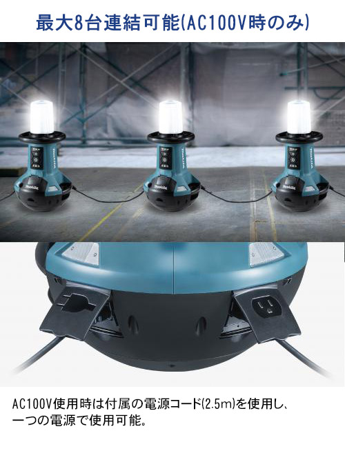 MAKITA マキタ 充電式エリアライト 本体のみ ML810【18V/14.4V