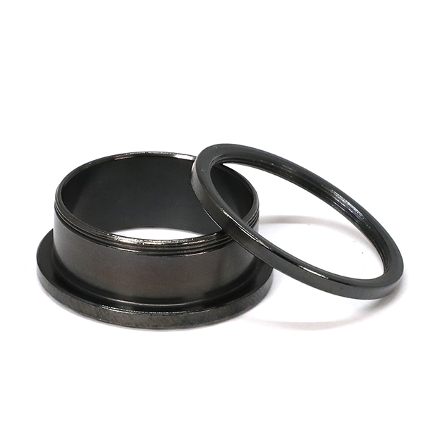 メール便 送料無料 フレッシュトンネル ブラック ラインストーン付 31/32inch(24mm) サージカルステンレス316L BLACK カラーコーティング加工 ボディーピアス ゴージャス イヤーロブ 24ミリ ┃_2
