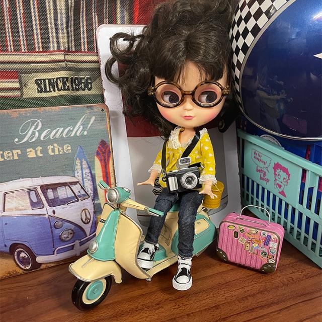 ベスパ vespa-01 クラシカル ヴィンテージ バイク スクーター  オブジェ　置物 可愛い ディスプレイ　飾り【ブリキ 資材 オリジナル ドール 装飾 コレクション オシャレ ギフト 材料 アイテム VESPA オートバイ スクーター ドル活】┃_16
