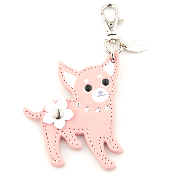 メール便対応 チワワチャーム 牛本革 スワロフスキー付き Happy 全5色 犬 キーホルダー ハッピー 首輪 日本製 Hc 22 の通販はau Pay マーケット Keep You キープユー