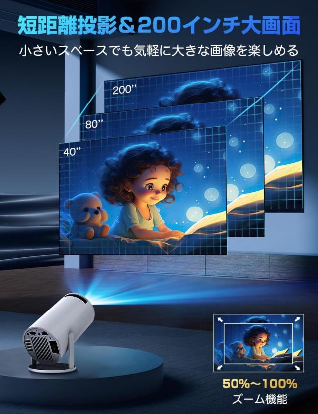 プロジェクター 家庭用同画面モデルです【2025年進化モデル・27000LM 