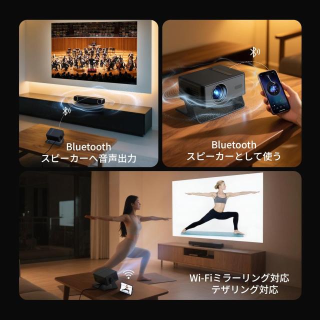 プロジェクター家庭用小型 天井 静音Netflix・Prime Video 美品 プロジェクター家庭用 小型 天井 静音【Netflix・Prime Video・YouTube