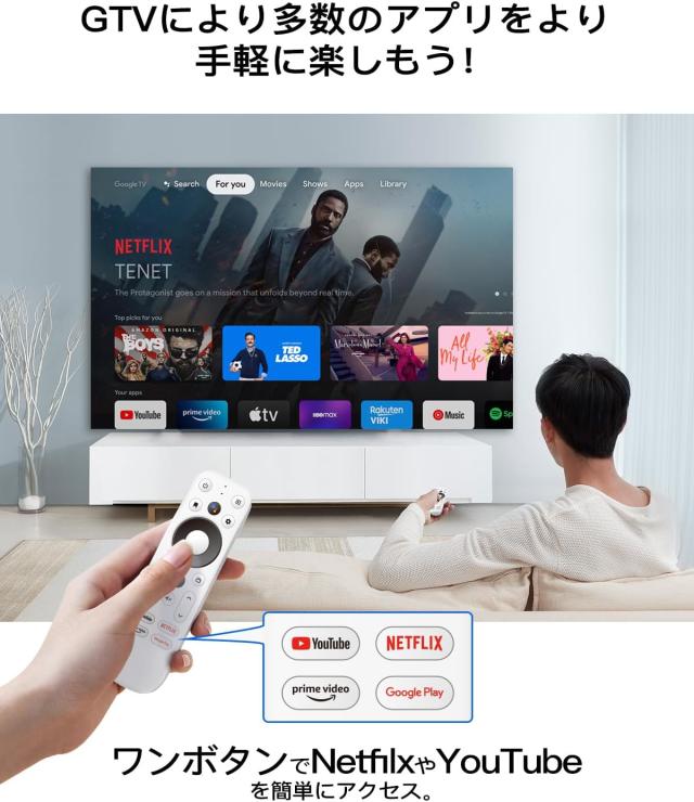 Netflix公式ライセンス＆自動フォーカス＆AI技術搭載】4K