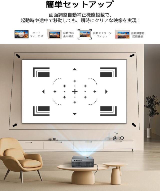 Netflix公式ライセンス＆自動フォーカス＆AI技術搭載】4K