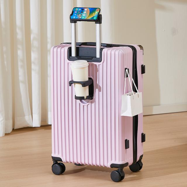 スーツケース 機内持ち込み キャリーケース 軽量 静音 大容量 隠しカップホルダー スマホスタンド サイドフック付き 多機能 TSAロック ビジネス 出張 旅行 修学旅行 海外 国内 1〜3泊 Sサイズ Mサイズ 人気 おしゃれ 可登機 頑丈 便利 キャリーバッグ 送料無料 プレゼント_15