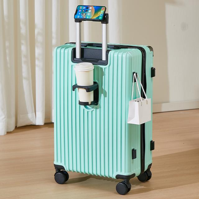 スーツケース 機内持ち込み キャリーケース 軽量 静音 大容量 隠しカップホルダー スマホスタンド サイドフック付き 多機能 TSAロック ビジネス 出張 旅行 修学旅行 海外 国内 1〜3泊 Sサイズ Mサイズ 人気 おしゃれ 可登機 頑丈 便利 キャリーバッグ 送料無料 プレゼント_16