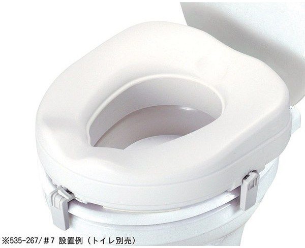 介護用品 安寿 補高便座 パット無 補高7cm 535-267