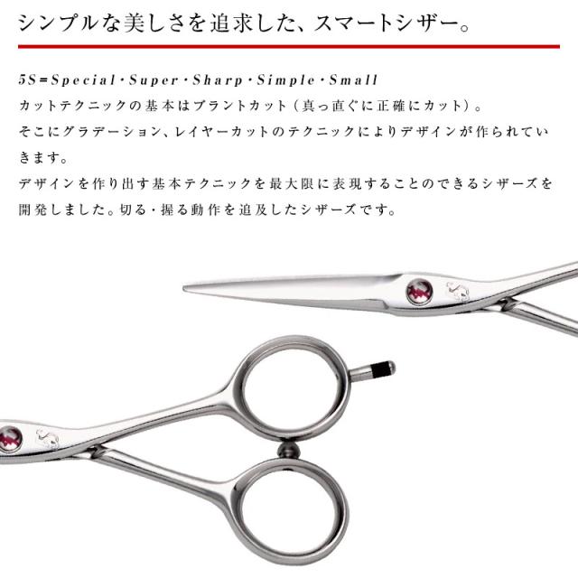 【正規品】HIKARI（ヒカリシザーズ）5S COSMOS 109（6.0インチ）光シザー 光 ヒカリ hikari ファイブエスコスモス ハサミ 鋏 高級 プロ仕様 シザーズ シザー カット 散髪 切れ味抜群 コスモスシリーズ COSMOS SERIES_1