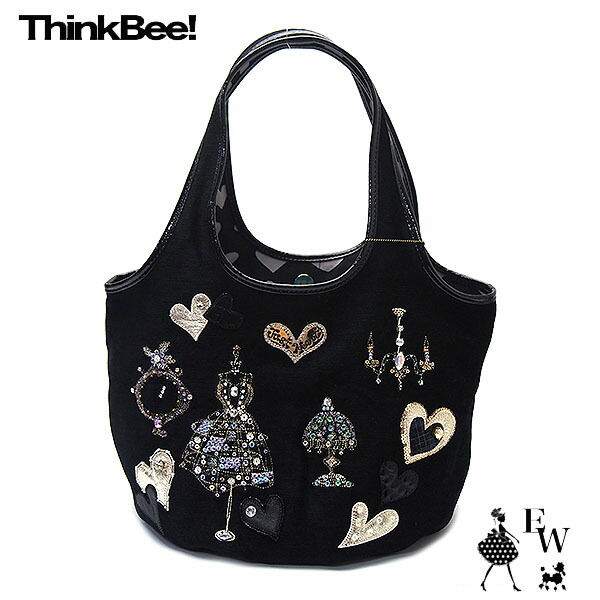 シンクビー バッグ ハンドバッグ Think Bee ダンシングプリンセス A003888 ブラック エクセルワールド 母の日 レディース ブランド プレゼントにも TP10