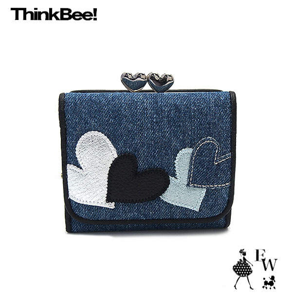シンクビー 3つ折り財布 Think Bee ステマンテ ブルー A004318 エクセルワールド 母の日 レディース ブランド プレゼントにも ウォレット 財布 TP10 mk
