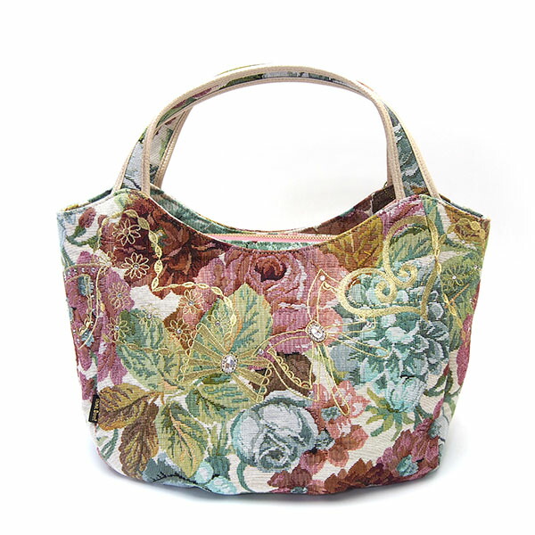 シンクビー バッグ ハンドバッグ Think Bee リボンズ ゴブラン A004324 エクセルワールド レディース ブランド プレゼントにも TP10 mk シンクビー バッグ ハンドバッグ Think Bee リボンズ ゴブラン A004324