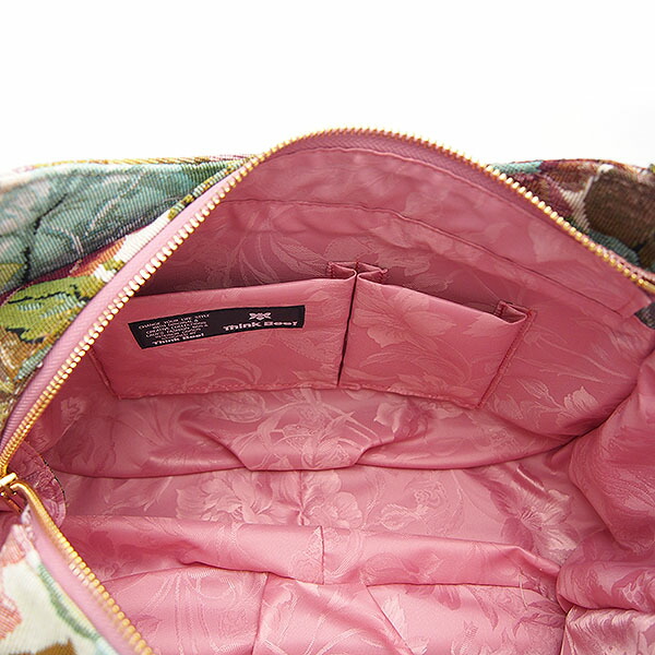 シンクビー バッグ ハンドバッグ Think Bee リボンズ ゴブラン A004324 エクセルワールド レディース ブランド プレゼントにも TP10 mk シンクビー バッグ ハンドバッグ Think Bee リボンズ ゴブラン A004324