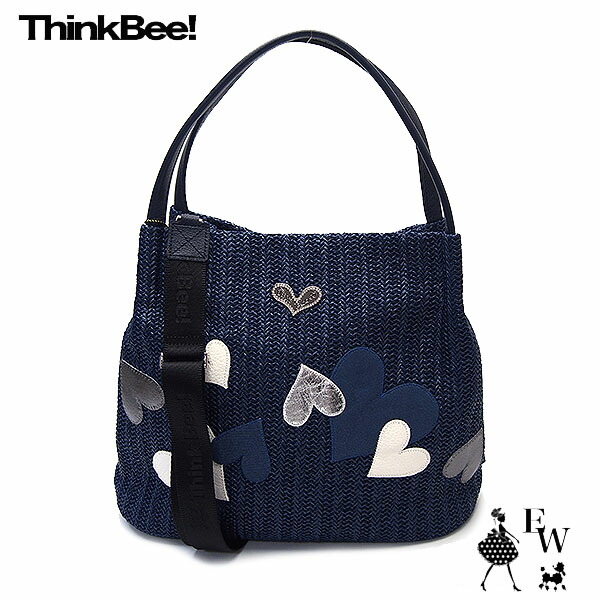シンクビー トートバッグ Think Bee ゼウスザネイビー 2ウェイタイプ A004572 エクセルワールド  誕生日 ギフト プレゼントにも ブランド ポーチ TP10 mk