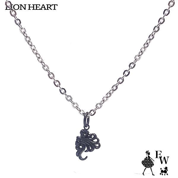 ライオンハートLION HEART ネックレス ステンレス ブラックコーティング ブラックCZ メンズ ペンダント ネックレス 04N134SM ハウルペンダント プレゼント