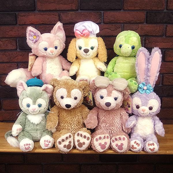 ディズニーシー　クッキーアン　シェリーメイ　ステラルー　ぬいぐるみ　リーナベル ダッフィー＆シェリーメイ＆ジェラトーニ＆ステラルー＆クッキーアン