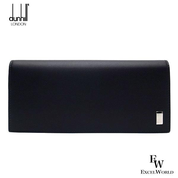 ダンヒル 財布 メンズ 19F2F10AT 001 DUNHILL 二つ折り長財布 小銭入れ付き サイドカー レザー ブブラック
