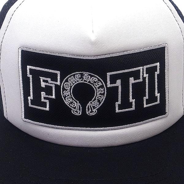 Chrome Hearts トラッカーキャップ ホワイト/ブラック
