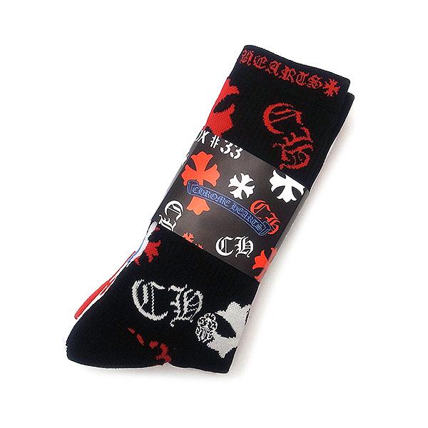 Chrom Hearts クロムハーツ　ソックス CHROME HEARTS クロムハーツ ソックス 靴下 3足セット (CHROME