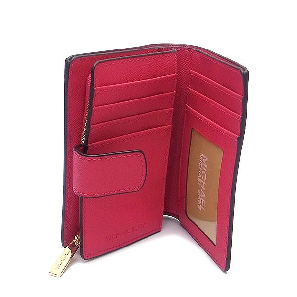 マイケルコース 財布 アウトレット 二つ折り財布 MICHAEL KORS L字ファスナー二つ折り財布 35F7GTVF2L ピンク プレゼントにも ウォレットの通販は