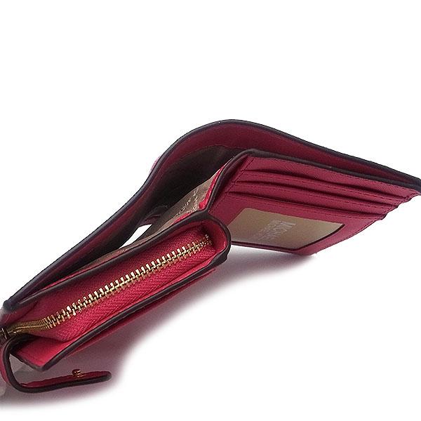 マイケルコース 財布 アウトレット 二つ折り財布 MICHAEL KORS L字ファスナー二つ折り財布 35F7GTVF2L ピンク プレゼントにも ウォレットの通販は