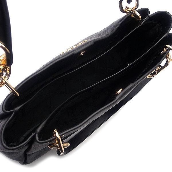 マイケルコース バッグ Michael Kors アウトレット ラージ トートバッグ 35H1G9TL9L BLACK  トリシャ レザーブラック ギフト プレゼントにも レディース　mk_3