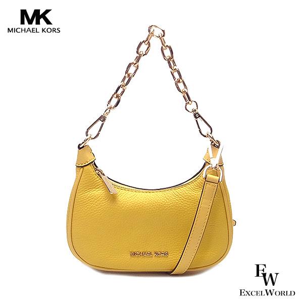 マイケルコース バッグ アウトレット ショルダーバッグ ミニジップ ポーチ MICHAEL KORS チェーンハンドル付き 35R3G4CC5L イエロー ブランド プレゼントにも 15,246円