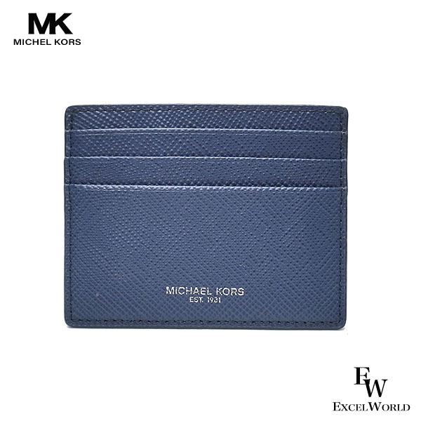 マイケルコース カードケース Michael Kors アウトレット メンズ 名刺入れ 36U9LHRD1L-NAVY ネイビー ブランド 名刺入れ