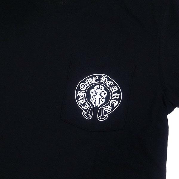 クロムハーツ Tシャツ メンズ CHROME HEARTS 長袖 ブラック Sサイズ 