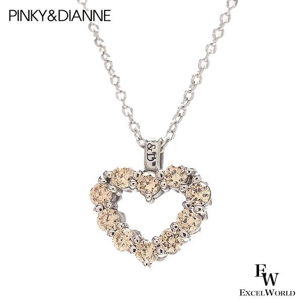 ピンキー＆ダイアン　シルバー　ネックレス 51477 Brillant HeartLine　〜ブリリアントハートライン〜
