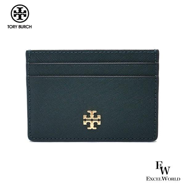 トリーバーチ カードケース アウトレット 名刺入れ 52904 308 TORY BURCH レディース レザー グリーン プレゼントにも 名刺入れ