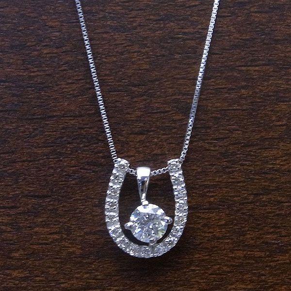 K18WG ダイヤモンド ネックレス 0.30CT（K18WG/ K14WG ダイヤモンド 