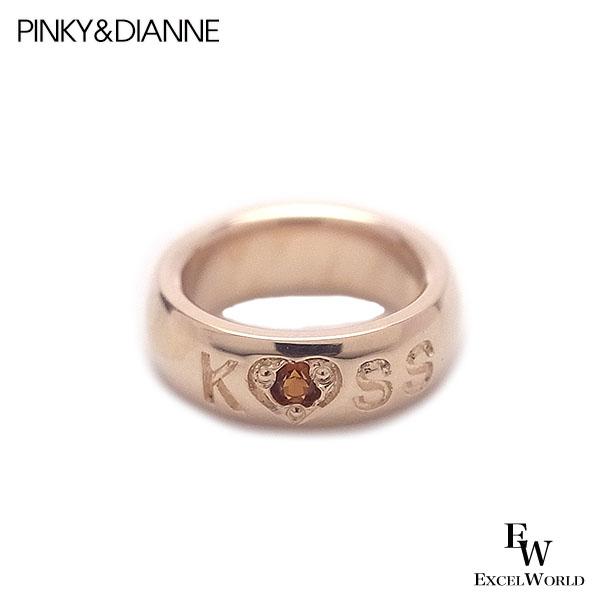 ピンキー＆ダイアン　K10/PG　ベビーリング　1月誕生石　ガーネット 90757の通販は